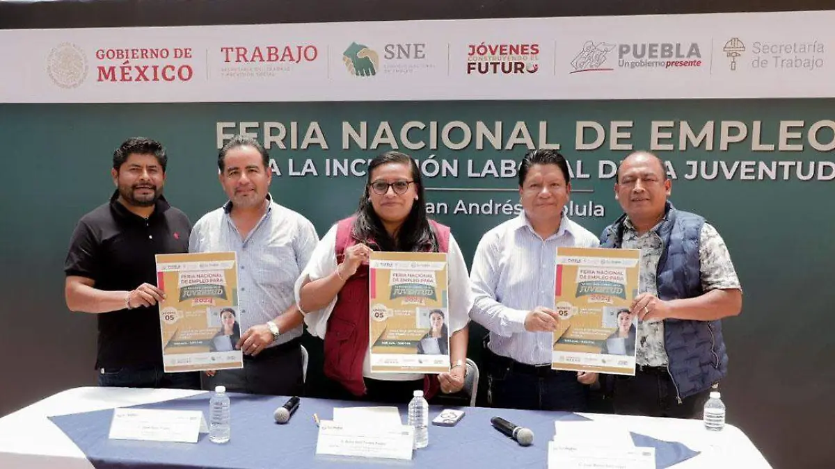 El próximo lunes 5 de agosto se llevará a cabo la Feria Nacional de Empleo para la Inclusión Laboral de la Juventud de San Andrés Cholula